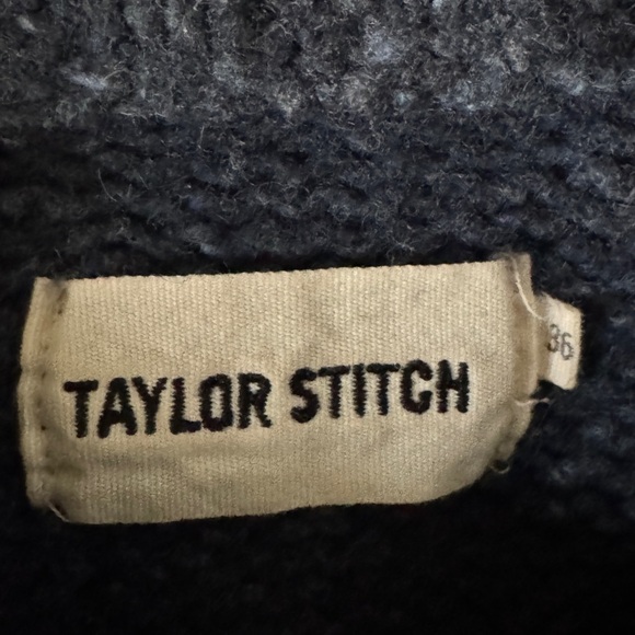 Taylor Stitch Topside Cable Knit Sweater – Navy Donegal (36 / XS) - Picture 6 of 7